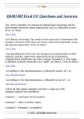 QMB3302 Final UF Questions and Answers