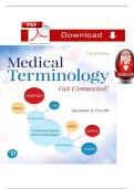 &ast;&ast;&ast;INSTANT DOWNLOAD&ast;&ast;&ast;Test Bank for Medical Terminology&colon; Get Connected&excl; 3rd Edition by Suzanne Frucht