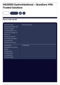 NSG5003 Gastrointestional &ndash; Questions With Trusted Solutions