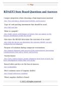 RDAEF2 State Board Questions and Answers 