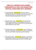 CDW110V CABOODLE DATA MODEL  FUNDAMENTALS 2025&sol; 2026 BRAND NEW  OFFICIAL QUESTIONS WITH ANSWERS&period; 