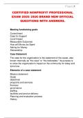 CERTIFIED NONPROFIT PROFESSIONAL  EXAM 2025&sol; 2026 BRAND NEW OFFICIAL  QUESTIONS WITH ANSWERS&period; 