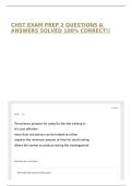 CHST EXAM PREP 2 QUESTIONS & ANSWERS SOLVED 100&percnt; CORRECT&excl;&excl;