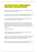 WGU C202 Pre-Assessment - CORRECT ANSWERS&excl; NEWEST RATED A&plus; 100&percnt; VERIFIED CORRECT 