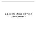 SURV 2220 GNSS QUESTIONS AND ANSWERS
