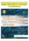 TEST BANK For Edmunds' Pharmacology for the Primary Care Provider&comma; 5th Edition by Constance G Visovsky 9780323661171 Chapters 1-73 Complete Guide&period;