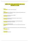 ABRET EEG Exam 2024/2025 – Verified Test Questions and Answers for A+ Grade