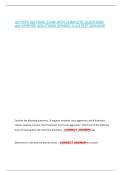 AU PSYC 304 FINAL EXAM WITH COMPLETE QUESTIONS  and VERIFIED SOLUTIONS GRADED A&plus;&vert;LATEST 20252026