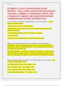 FLORIDA CLASS E KNOWLEDGE EXAM  REVIEW - WELL EXPLAINED WITH QUESTIONS  AND 100&percnt; CORRECT ANSWERS&vert;&vert; LATEST AND  COMPLETE VERSION 2025 2026 WITH EXPERT  VERIFIED SOLUTIONS&vert;&vert; ASSURED PASS