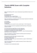 Themis MPRE Exam with Complete Solutions