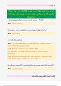 Pam Bartley CEN Study Set &vert; Questions with Correct Answers&comma; Latest Update&comma; Graded