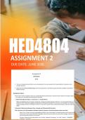 HED4804 Assignment 2 2026 - Due June 2026