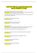 WGU C100 Objective Assessment 2024&sol;2025 &ndash; Verified Questions and Answers for A&plus; Grade