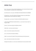 HOSA Test Comprehensive Exit Retake Exam Questions With Revised Answers&vert; Solutions Guaranteed&period;