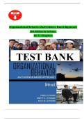Test Bank for Organizational Behavior&colon; An Evidence-Based Approach&comma; 14th Edition by Luthans &vert; All Chapters