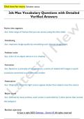 3ds Max Vocabulary Questions with Detailed  Verified Answers 