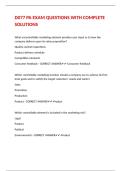 D077 PA EXAM QUESTIONS WITH COMPLETE SOLUTIONS