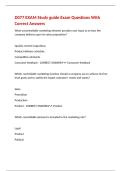 D077 EXAM Study guide Exam Questions With Correct Answers 