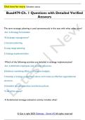 Buad479-Ch&period; 1 Questions with Detailed Verified  Answers