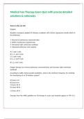 Medical Gas Therapy Exam Quiz with precise detailed solutions & rationales