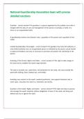 National Guardianship Association Exam with accurate detailed solutions