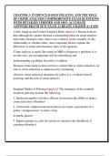 CHAPTER 3- EVIDENCE-BASED POLICING AND THE ROLE  OF CRIME ANALYSIS COMPREHENSIVE EXAM QUESTIONS  WITH DETAILED VERIFIED AND 100&percnt; ACCURATE  ANSWERS BRAND NEW EXAM ALREADY GRADED A&plus; PASS 