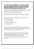 IACA LEAF EXAM - COMPETENCY 1 - BASICS OF CRIME  ANALYSIS COMPREHENSIVE EXAM QUESTIONS WITH  DETAILED VERIFIED AND 100&percnt; ACCURATE ANSWERS  BRAND NEW EXAM ALREADY GRADED A&plus; PASS 
