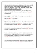 CRIMINAL JUSTICE RESEARCH &lpar;BCJ320&rpar; MIDTERM EXAM  COMPREHENSIVE EXAM QUESTIONS WITH DETAILED  VERIFIED AND 100&percnt; ACCURATE ANSWERS BRAND NEW  EXAM ALREADY GRADED A&plus; PASS 