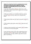 CRIME ANALYSIS FINAL EXAM COMPREHENSIVE EXAM  QUESTIONS WITH DETAILED VERIFIED AND 100&percnt;  ACCURATE ANSWERS BRAND NEW EXAM ALREADY  GRADED A&plus; PASS 