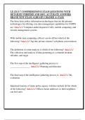 LE CH 5-7 COMPREHENSIVE EXAM QUESTIONS WITH  DETAILED VERIFIED AND 100&percnt; ACCURATE ANSWERS  BRAND NEW EXAM ALREADY GRADED A&plus; PASS 