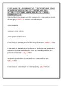 CJ 870 MODULE 1-4 ASSESSMENT  COMPREHENSIVE EXAM  QUESTIONS WITH DETAILED VERIFIED AND 100&percnt;  ACCURATE ANSWERS BRAND NEW EXAM ALREADY  GRADED A&plus; PASS 