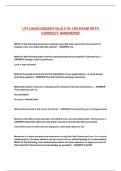 LPI LINUX ESSENTIALS 010-160 EXAM WITH CORRECT ANSWERS&excl;&excl;