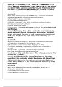 NASCLA EXAM 2025 UPDATE NEWEST ACTUAL EXAM COMPLETE ALL 200 QUESTIONS AND CORRECT DETAILED ANSWERS &lpar;VERIFIED ANSWERS&rpar; &vert;ALREADY GRADED A&plus;