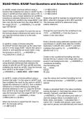 BUAD FINAL EXAM Test Questions and Answers Graded A&plus;