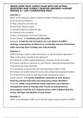 INSIDE LVMH FINAL LATEST EXAM WITH 200 ACTUAL QUESTIONS AND CORRECT VERIFIED ANSWERS ALREADY GRADED A&plus; 100&percnt; GUARANTEED PASS&excl;