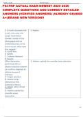 PSI FNP ACTUAL EXAM NEWEST 2025 2026  COMPLETE QUESTIONS AND CORRECT DETAILED  ANSWERS &lpar;VERIFIED ANSWERS&rpar; &vert;ALREADY GRADED  A&plus;&vert;&vert;BRAND NEW VERSION&excl;&excl;