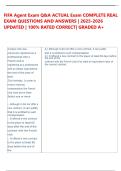 FIFA Agent Exam Q&A ACTUAL Exam COMPLETE REAL  EXAM QUESTIONS AND ANSWERS &vert; 2025-2026  UPDATED &vert; 100&percnt; RATED CORRECT&vert; GRADED A&plus;