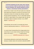 STATIONARY ENGINEER ELECTRIC EXAM LATEST 2025&sol;2026  ACTUAL EXAM WITH COMPLETE QUESTIONS AND CORRECT  DETAILED ANSWERS &lpar;100&percnt; VERIFIED ANSWERS&rpar; &vert;ALREADY  GRADED A&plus;&vert; &vert;&vert;PROFESSOR VERIFIED&vert;&vert; &vert;&vert;BRANDNEW&excl;&excl;&excl;&vert;&vert;
