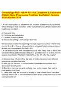 Gerontology HESI RN-PN Practice Questions & Rationales &lpar;Elderly Care&comma; Pneumonia&comma; Nutrition&comma; Confusion&rpar; Nursing Exam Review 2025&period;pdfGerontology HESI RN-PN Practice Questions & Rationales &lpar;Elderly Care&comma; Pneumonia&comma; Nutrition&comma; Confusion&rpar; Nursing Exam Review 2