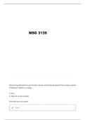NSG 3130 EXAM 3 QUESTIONS AND VERIFIED ANSWERS