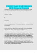 NUR 202 Exam 1 OB Questions With Accurate Answers