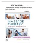 Test Bank For Massage Therapy&colon; Principles and Practice 7th Edition By Susan G&period; Salvo&period; All Chapters 1-30 Well Covered&vert; Latest 2026&period;