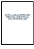 Instructor's Solutions Manual for Accounting Information Systems 15th Edition by Marshall B&period; Romney&comma; Paul J&period; Steinbart &vert;All Chapters