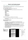 Samenvatting -  Recht in het fysieke domein 