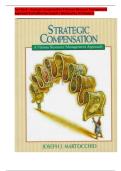 Test Bank for Strategic Compensation&colon; A Human Resources Management Approach&comma; Second Edition by Joseph J&period; Martocchio and Samhaber Chapter 1-13 Covered&vert;All Chapters