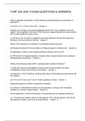 TURF 435 UNIT 3 EXAM QUESTIONS & ANSWERS