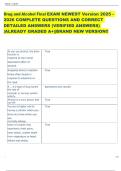 Drug and Alcohol Final EXAM NEWEST Version 2025 -  2026 COMPLETE QUESTIONS AND CORRECT  DETAILED ANSWERS &lpar;VERIFIED ANSWERS&rpar;  &vert;ALREADY GRADED A&plus;&vert;&vert;BRAND NEW VERSION&excl;&excl; 