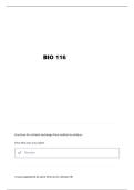 RUTGERS BIOLOGY 116 EXAM 1 CARDINALE QUESTIONS AND VERIFIED ANSWERS