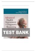 Test Bank for Advanced Health Assessment and Diagnostic Reasoning&comma; 5th Edition &ndash; Jacqueline Rhoads & Sandra Wiggins Petersen &vert; Complete Exam Resource