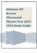 Edelman SPI Review Ultrasound Physics Test 2025- 2026 Study-Guide 